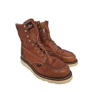 Thorogood Men's 8" Moc Toe Wedge Work Boot 814-4201 (USA) Tobacco 13 2E